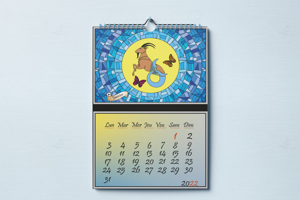 mockup calendrier mois de janvier sonny terlon